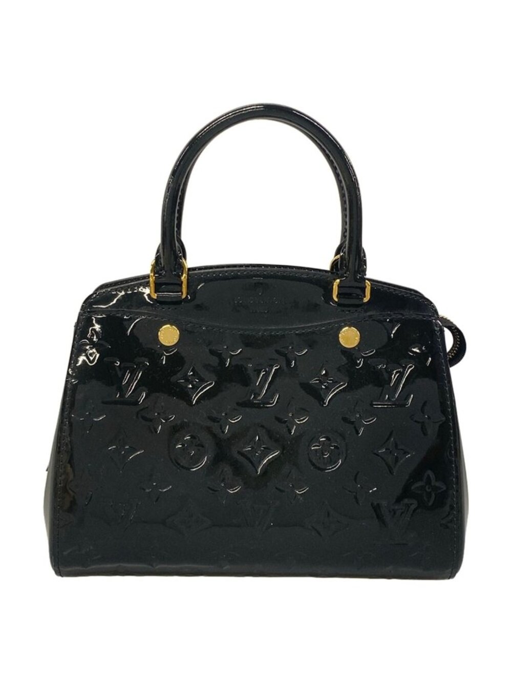 Louis Vuitton Handbag Monogram Vernis Blair PM Noir Leather Cowhide